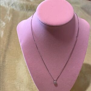 NWT- Elegant Sterling Silver Pendant Necklace marked 925